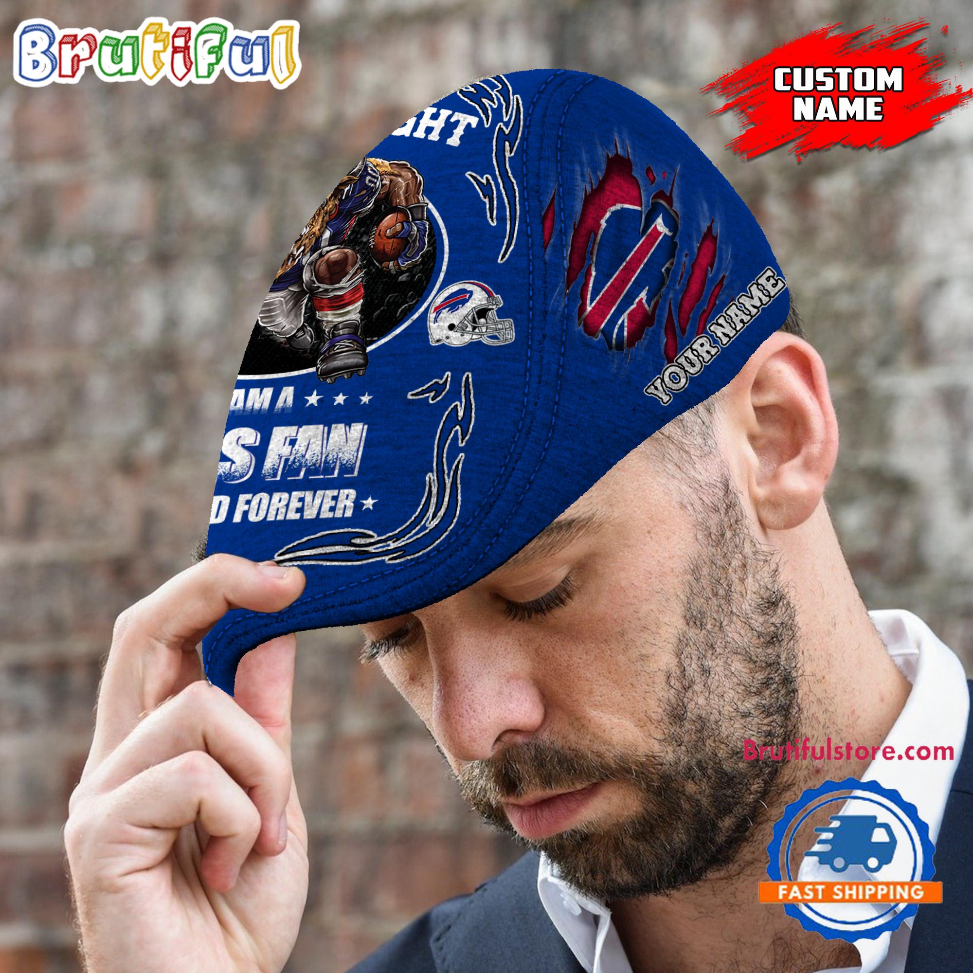 NFL Buffalo Bills Mascot Football Fans Custom Jeff Cap
