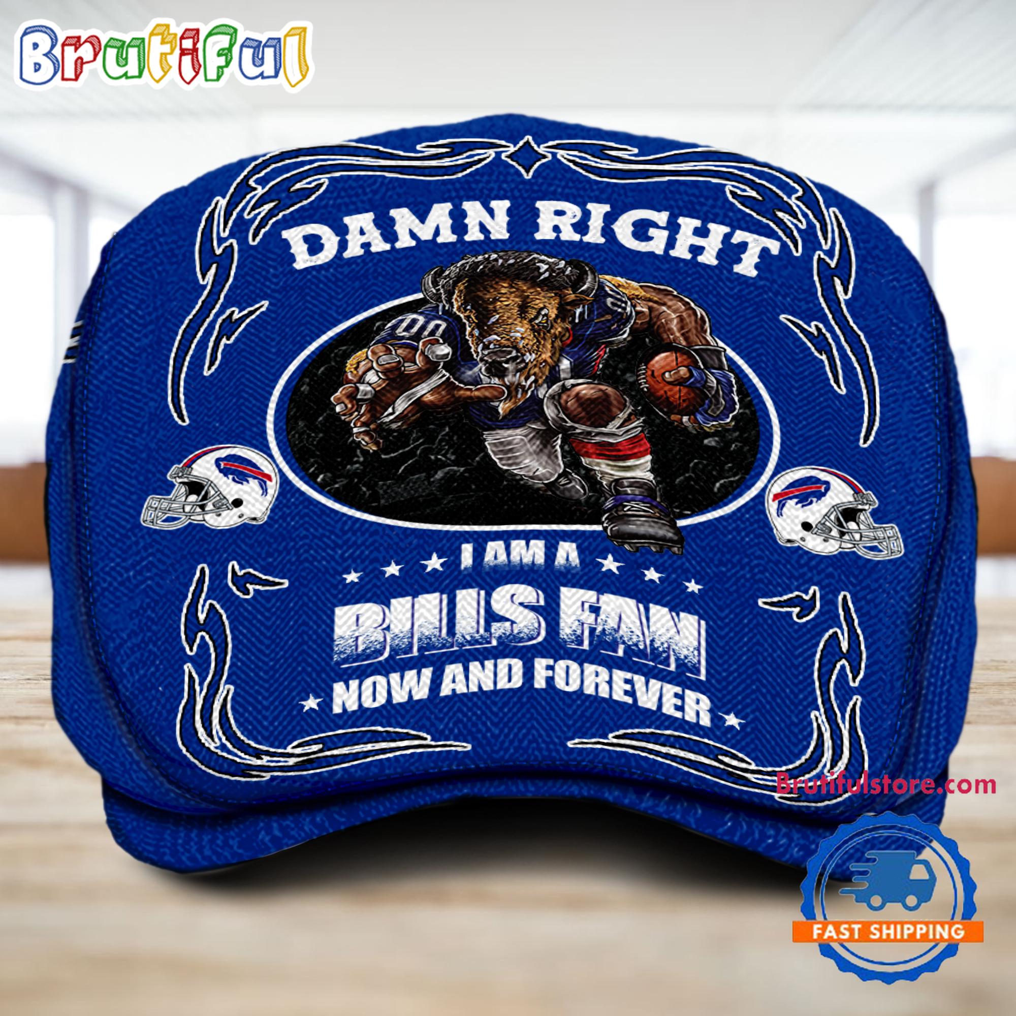 NFL Buffalo Bills Mascot Football Fans Custom Jeff Cap