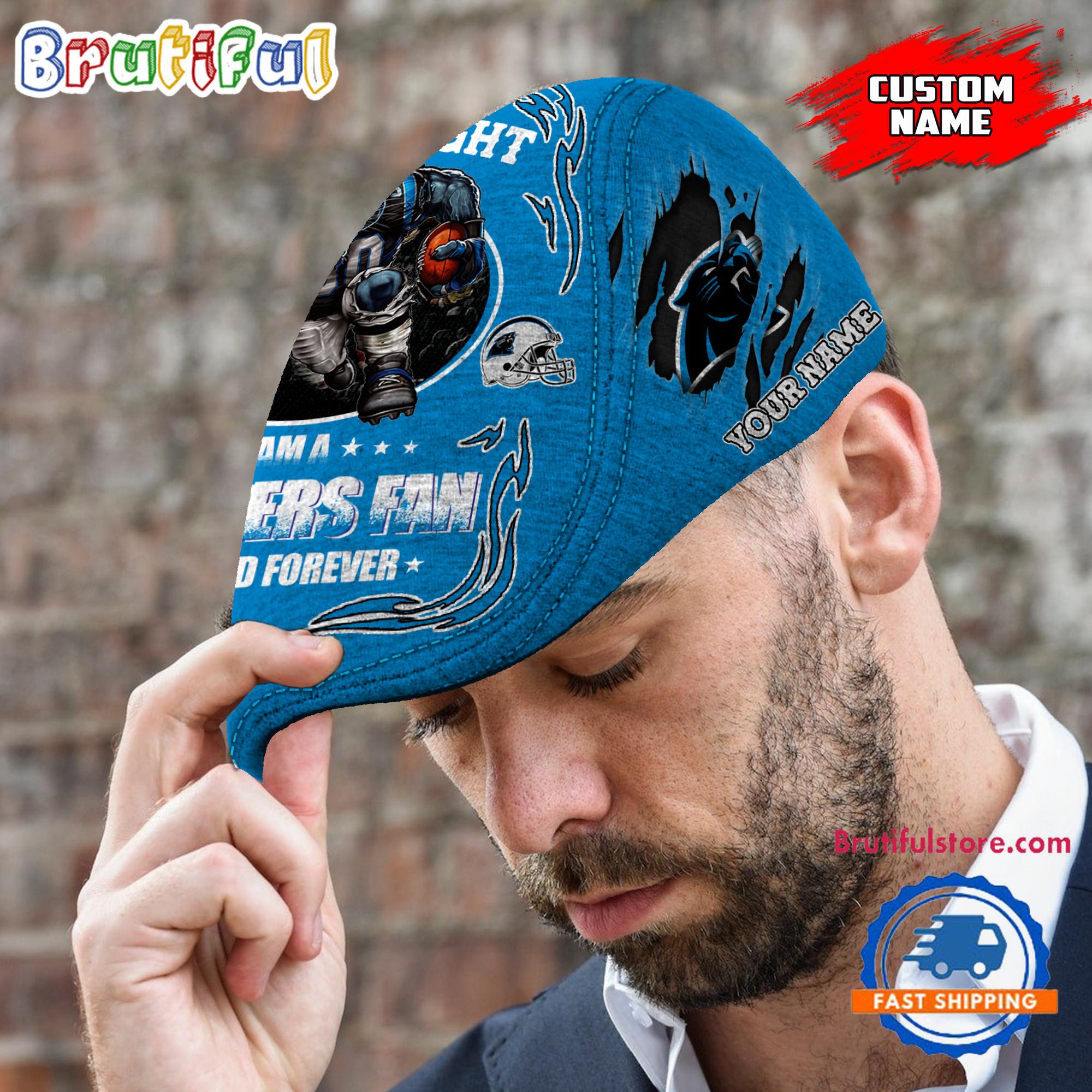 NFL Carolina Panthers Mascot Football Fans Custom Jeff Cap
