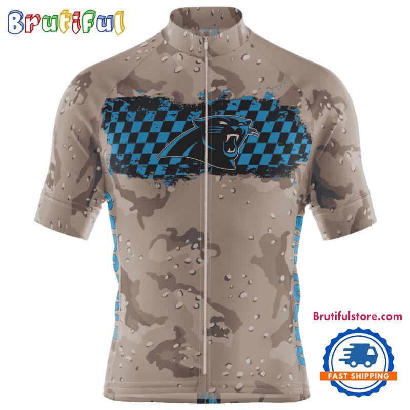 NFL Carolina Panthers Special Desert Camo Cycling Jersey