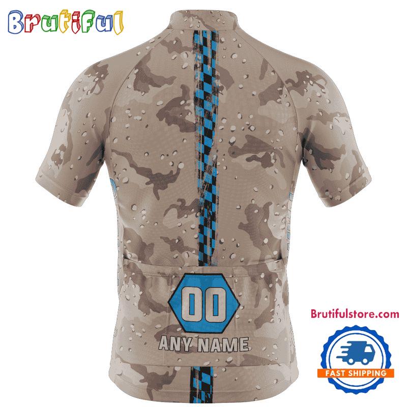 NFL Carolina Panthers Special Desert Camo Cycling Jersey