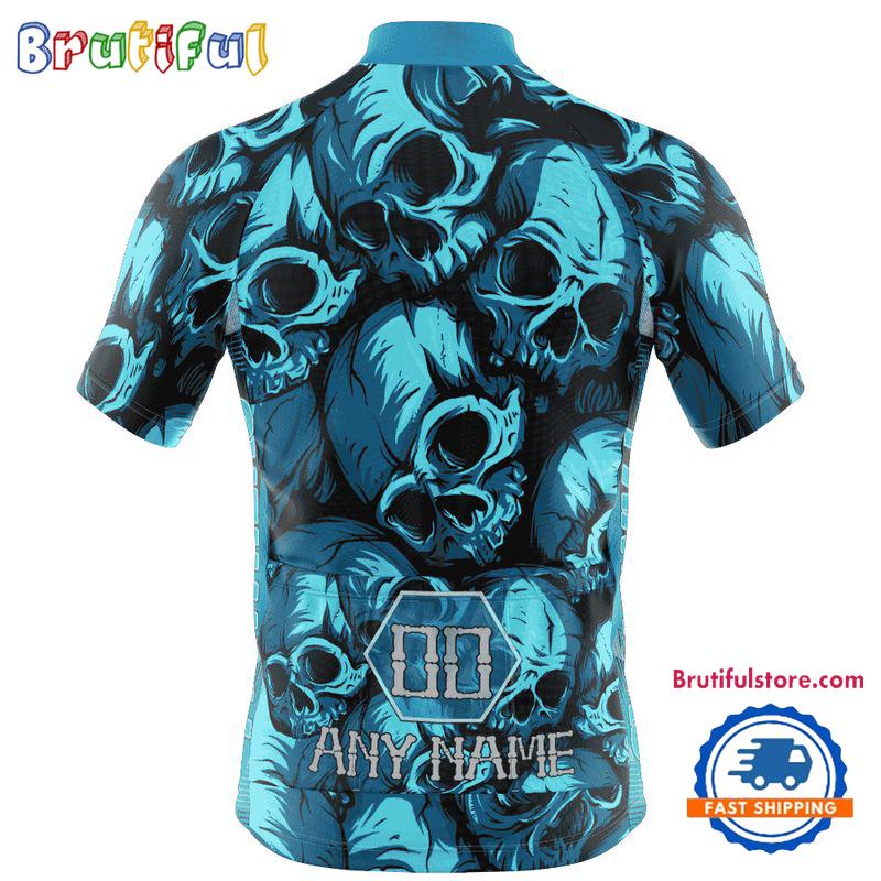 NFL Carolina Panthers Special Skull Design Cycling Jersey