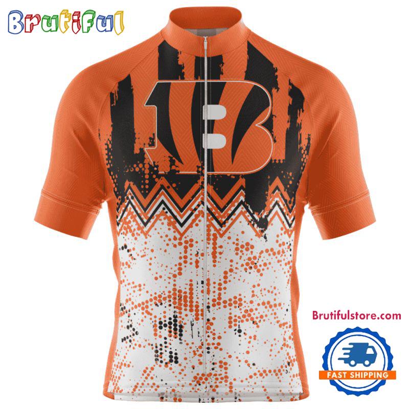 NFL Cincinnati Bengals Special Polka Dot Cycling Jersey