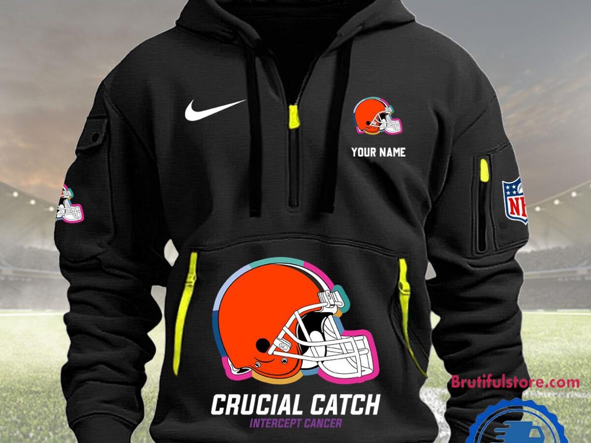 NFL Cleveland Browns 2024 NFL Crucial Catch Custom New Hoodie