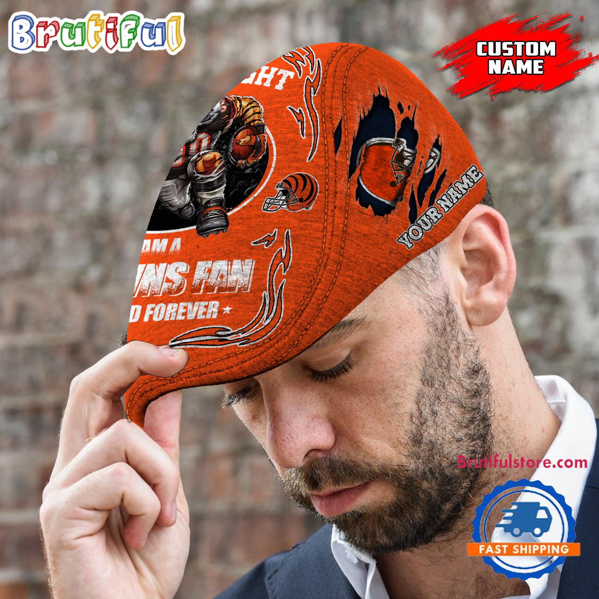 NFL Cleveland Browns Mascot Football Fans Custom Jeff Cap