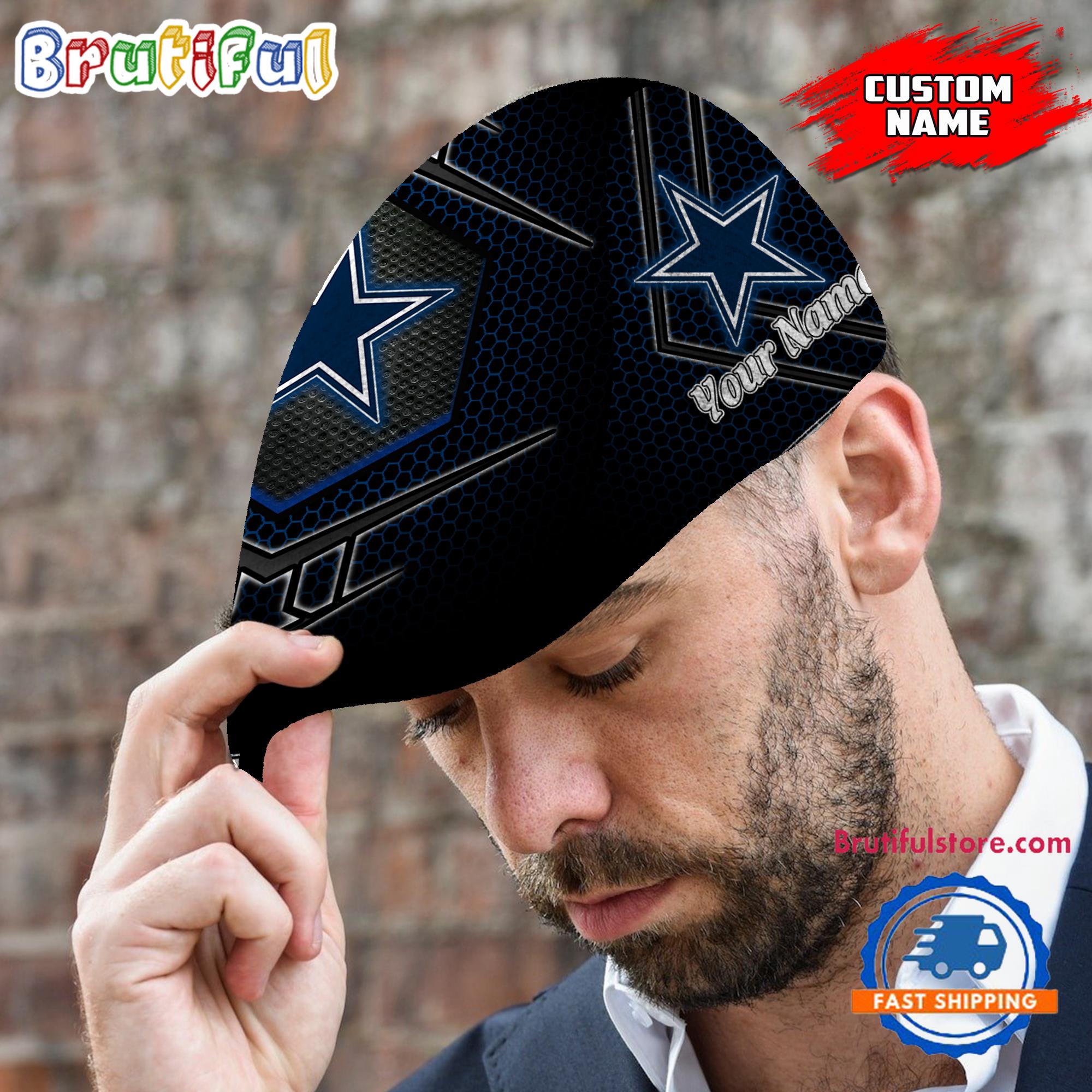NFL Dallas Cowboys Classic Jeff Cap, Football Team Versatile Jeff Cap