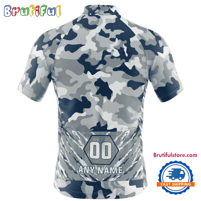 NFL Dallas Cowboys Football Team Colorful Camo Cycling Jersey, Custom Football Jersey Shirt