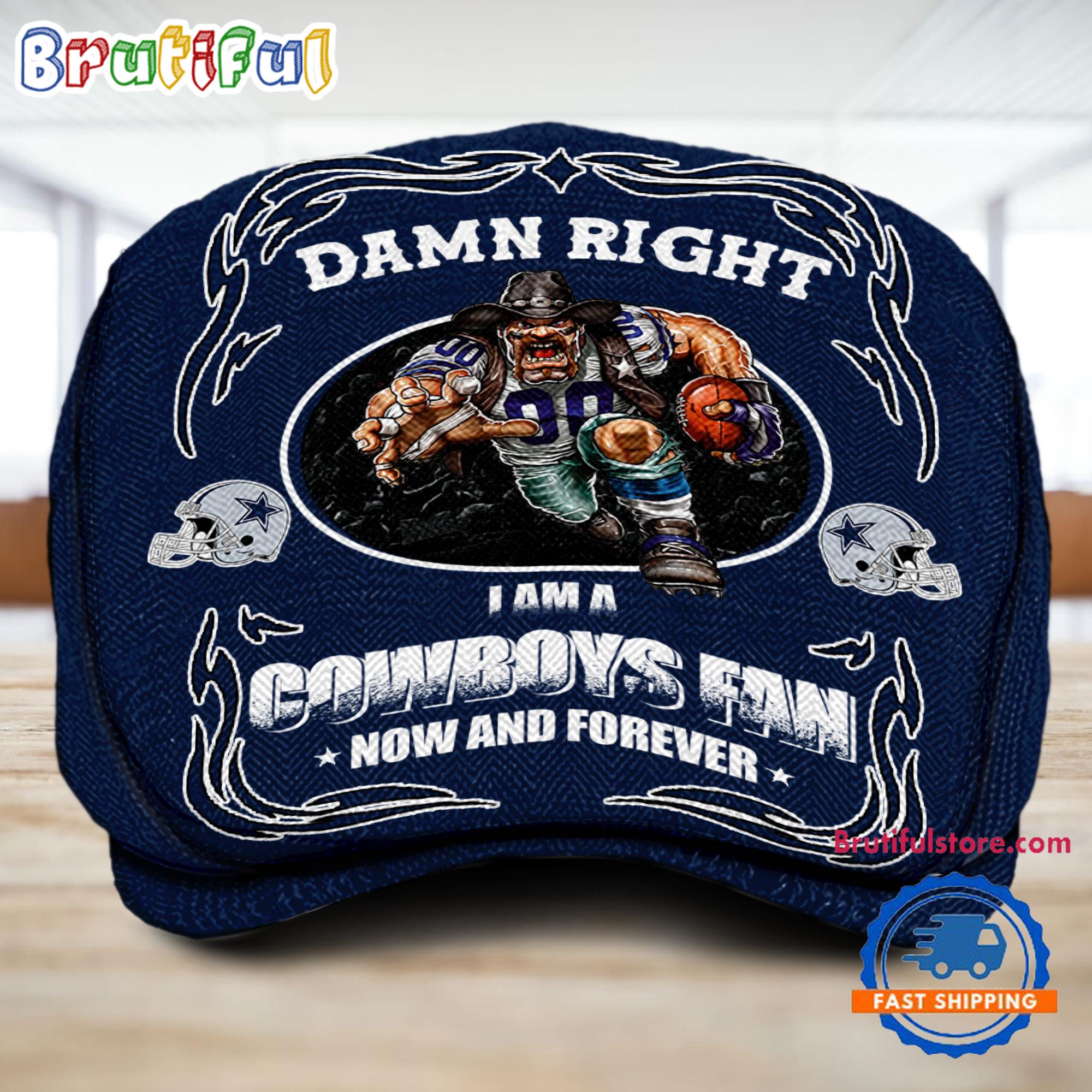 NFL Dallas Cowboys Mascot Football Fans Custom Jeff Cap