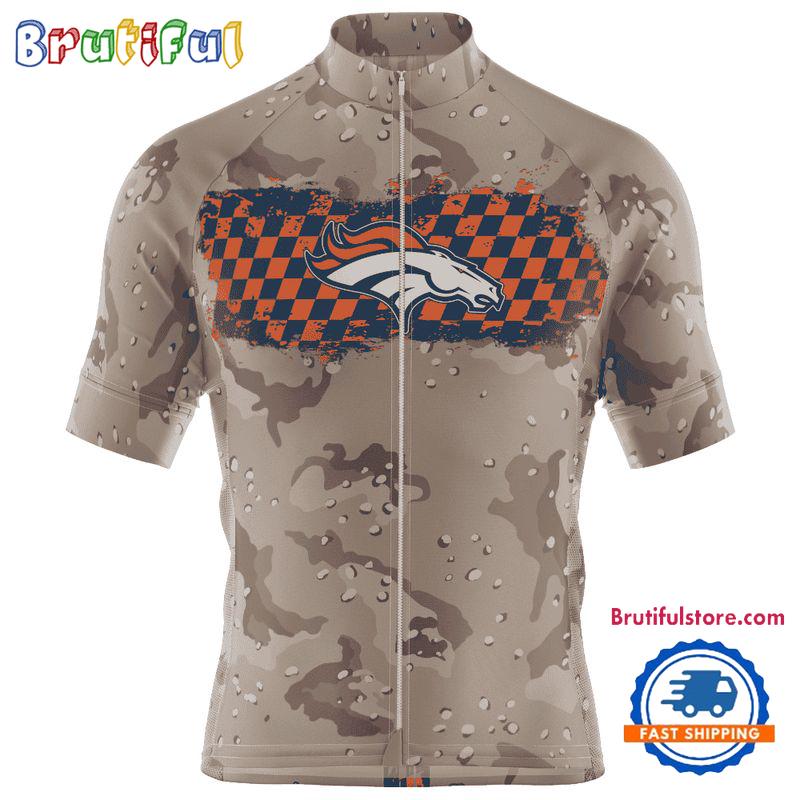 NFL Denver Broncos Special Desert Camo Cycling Jersey
