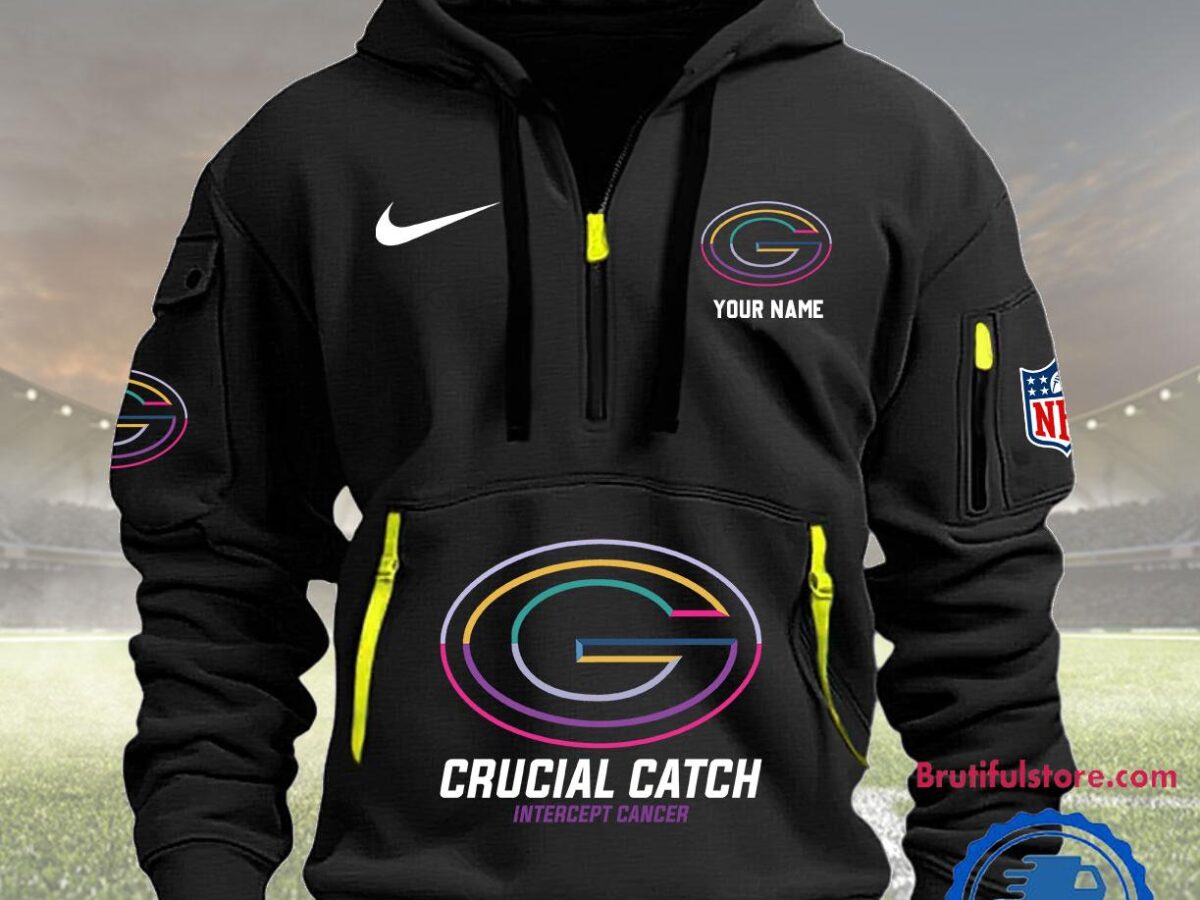 NFL Green Bay Packers 2024 NFL Crucial Catch Custom New Hoodie