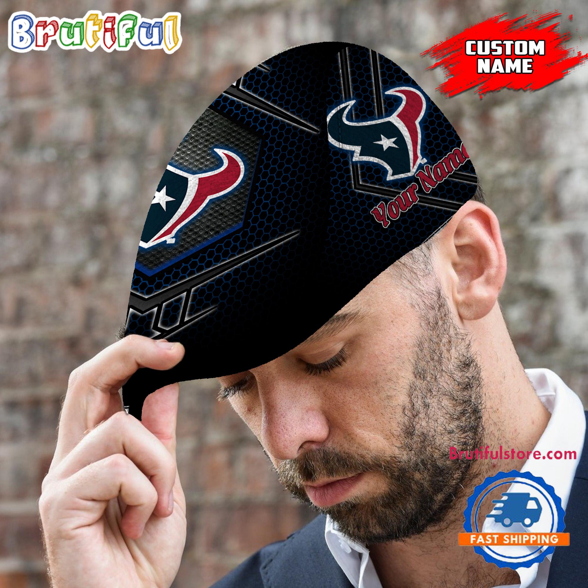NFL Houston Texans Classic Jeff Cap, Football Team Versatile Jeff Cap