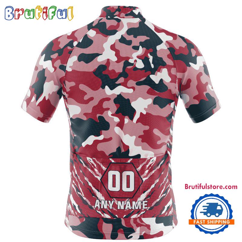NFL Houston Texans Football Team Colorful Camo Cycling Jersey