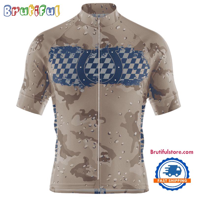 NFL Indianapolis Colts Special Desert Camo Cycling Jersey