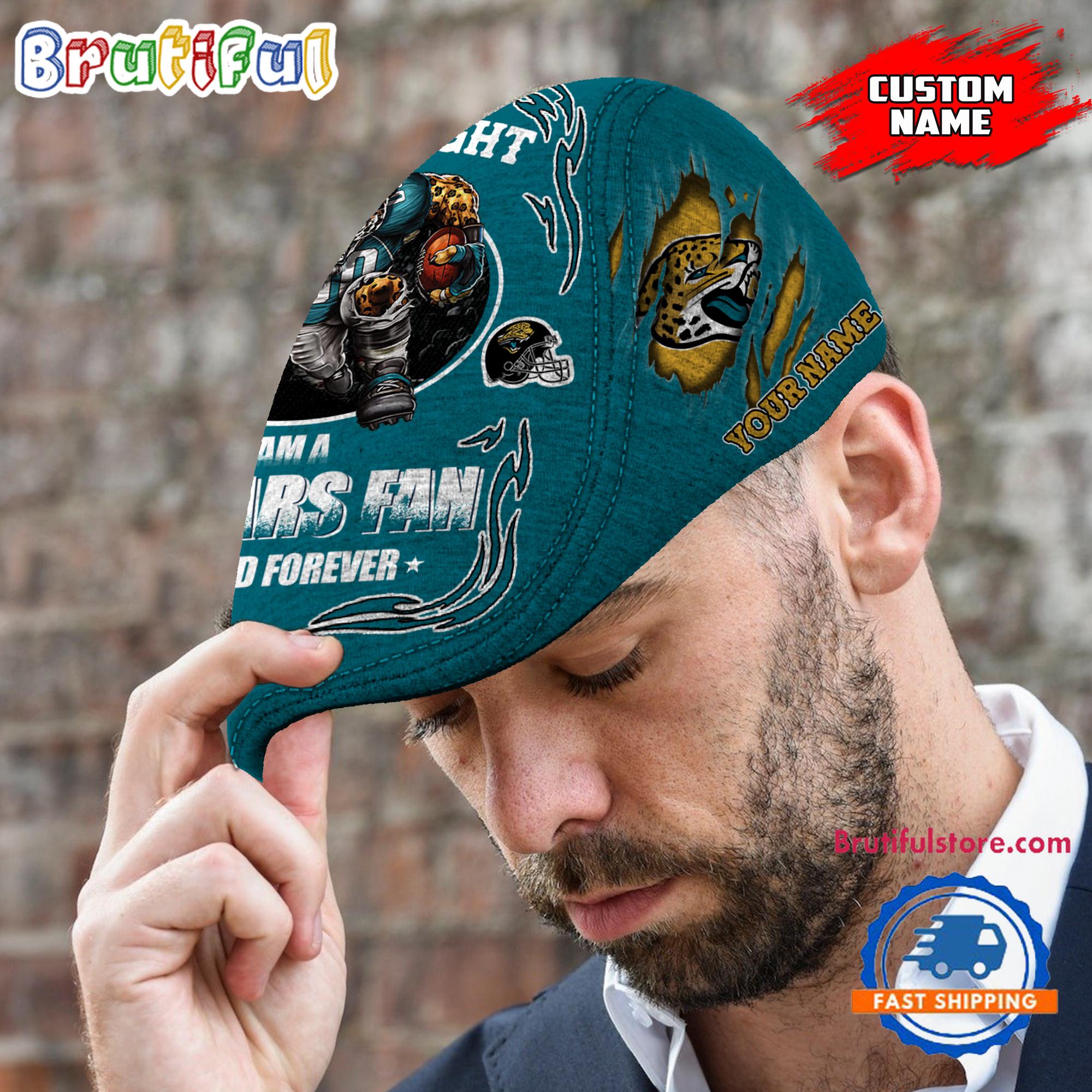 NFL Jacksonville Jaguars Mascot Football Fans Custom Jeff Cap