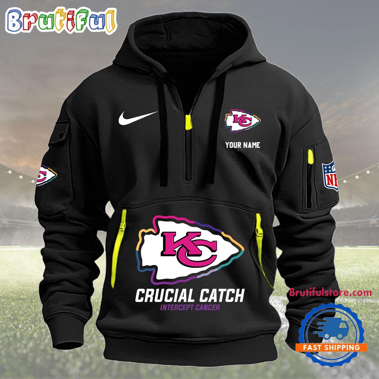 NFL Kansas City Chiefs 2024 NFL Crucial Catch Custom New Hoodie