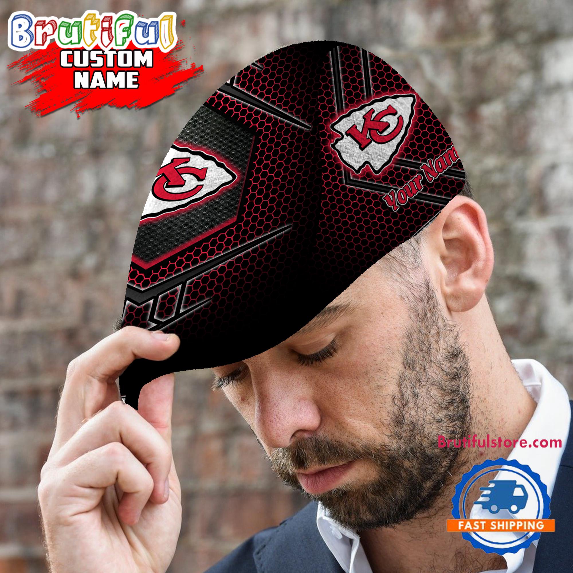NFL Kansas City Chiefs Classic Jeff Cap, Football Team Versatile Jeff Cap