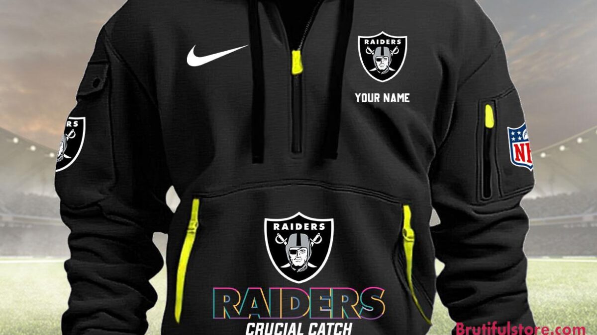 NFL Las Vegas Raiders 2024 NFL Crucial Catch Custom New Hoodie