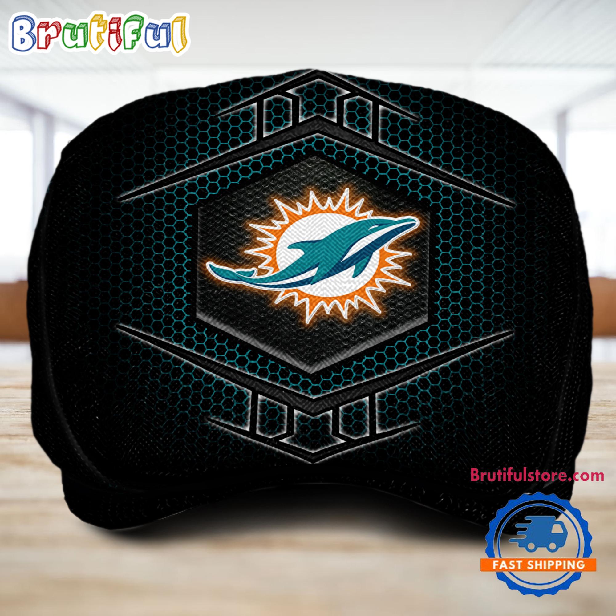 NFL Miami Dolphins Classic Jeff Cap, Football Team Versatile Jeff Cap