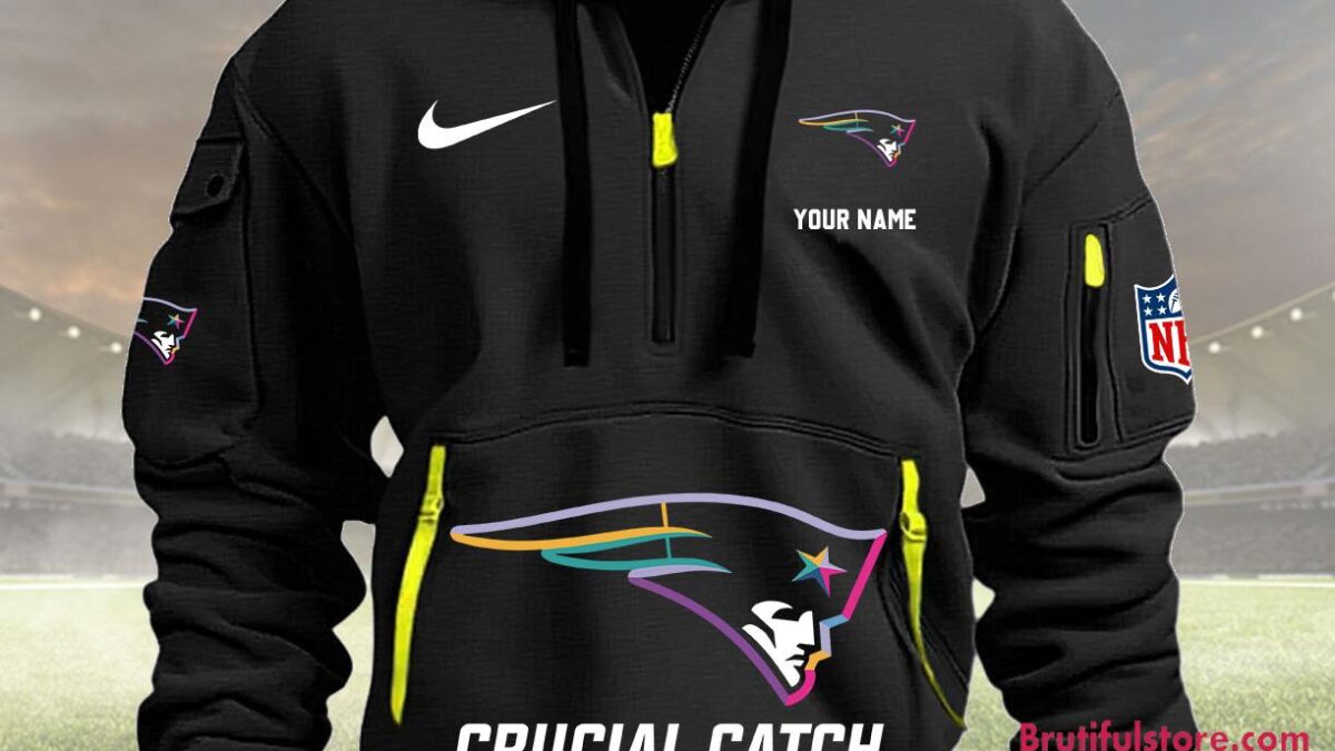 NFL New England Patriots 2024 NFL Crucial Catch Custom New Hoodie