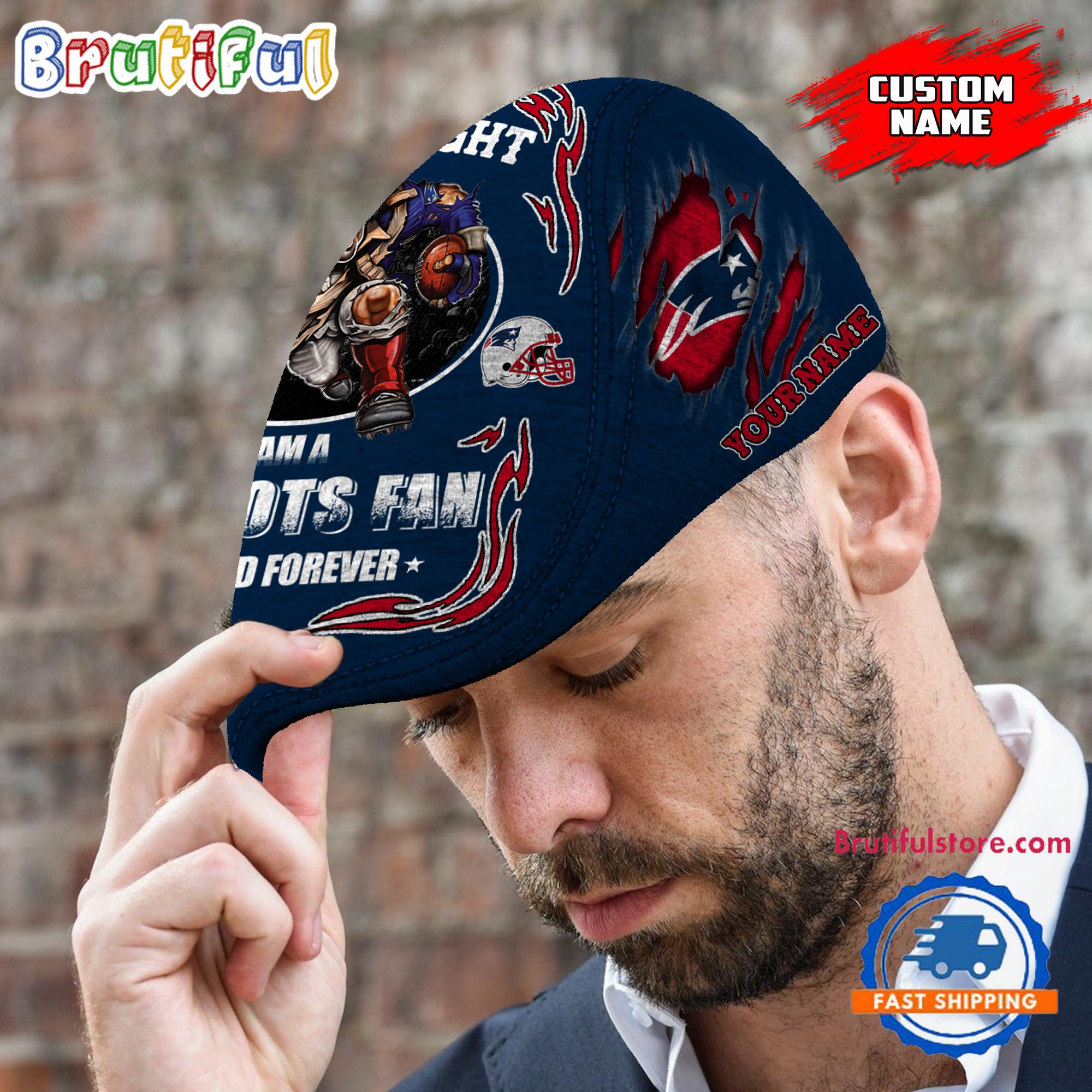 NFL New England Patriots Mascot Football Fans Custom Jeff Cap