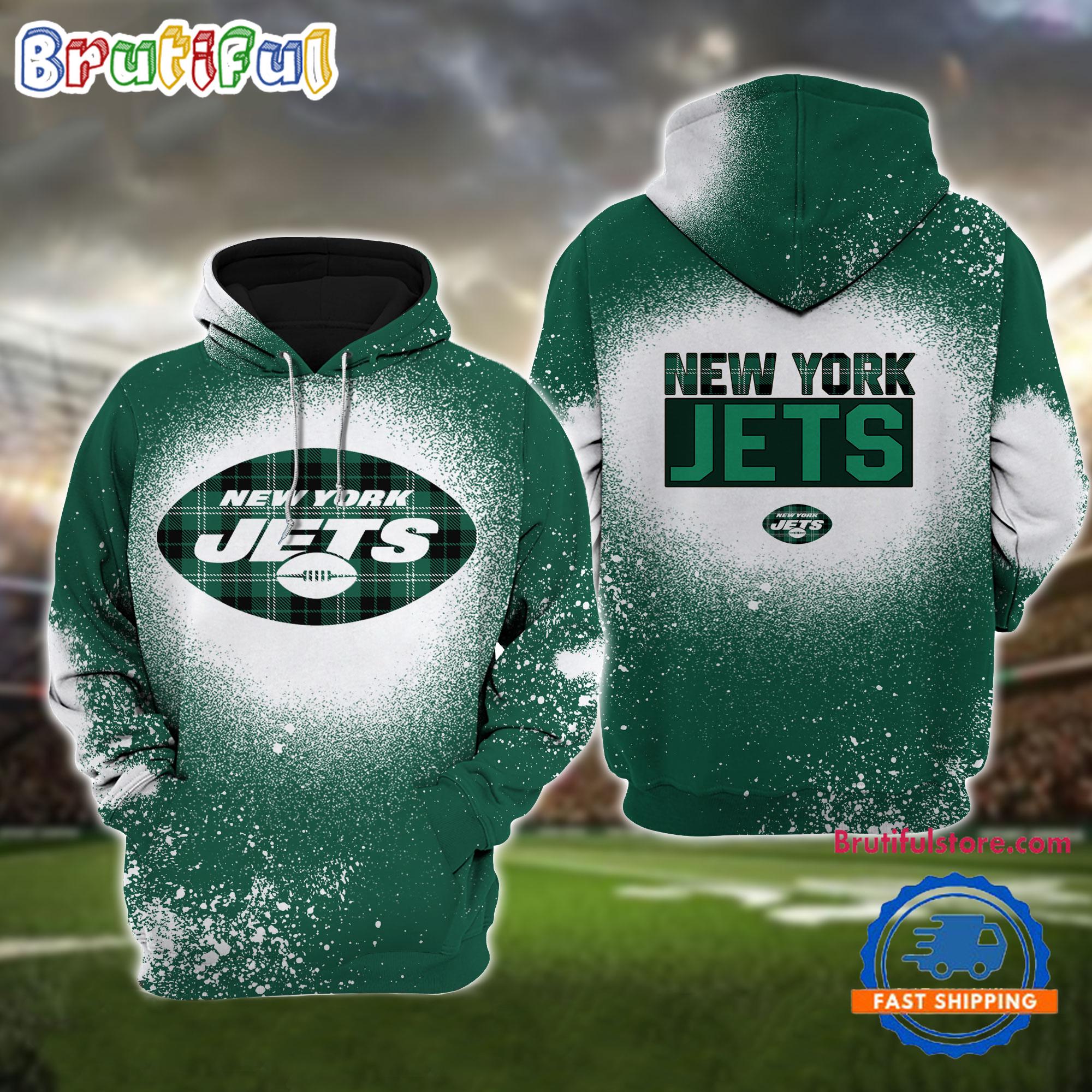 NFL New York Jets All Over Print Christmas Hoodie, Football Christmas Hoodie