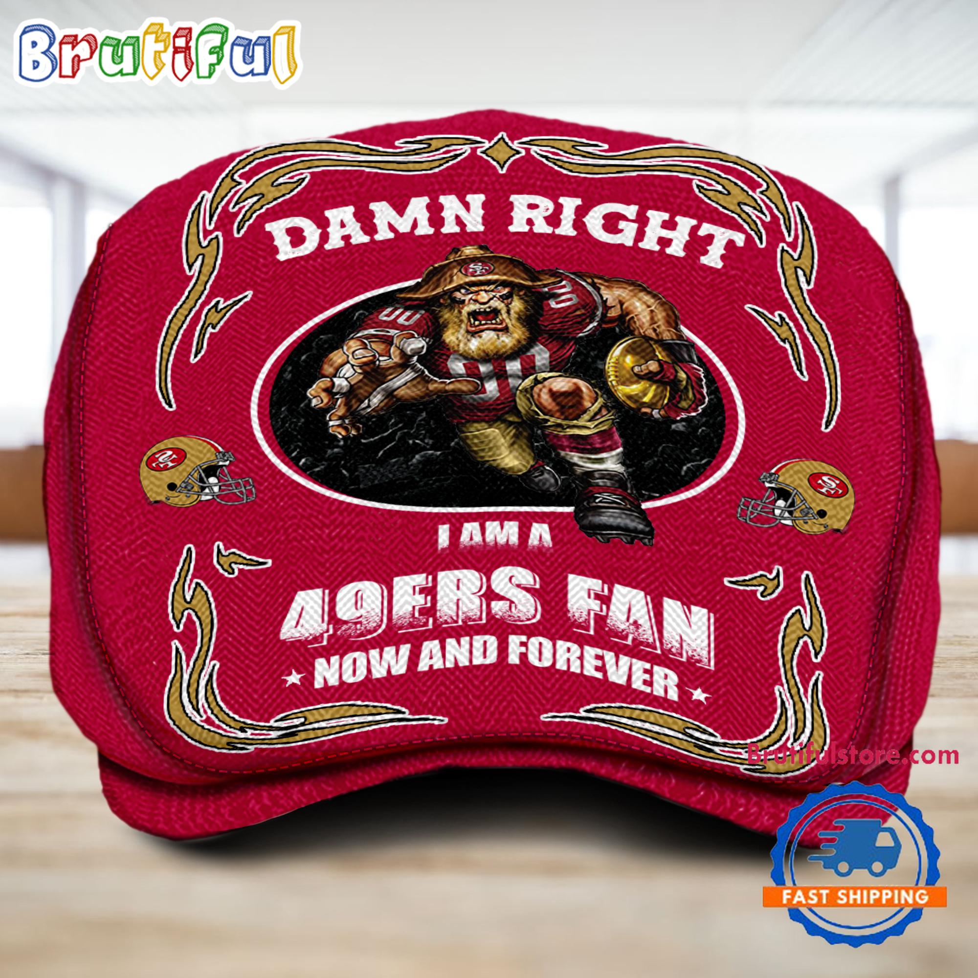 NFL San Francisco 49ers Mascot Football Fans Custom Jeff Cap