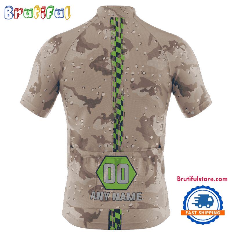 NFL Seattle Seahawks Special Desert Camo Cycling Jersey