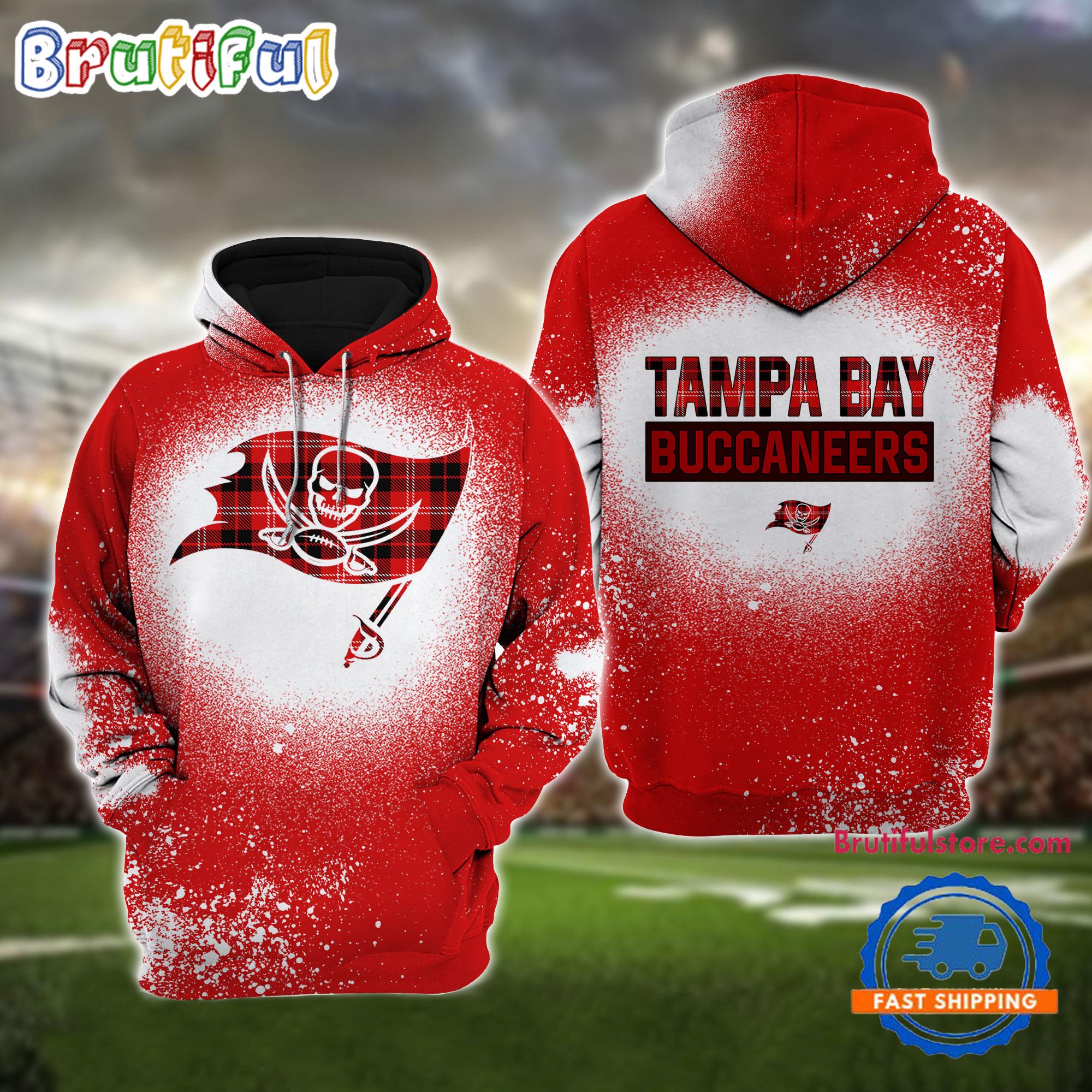 NFL Tampa Bay Buccaneers All Over Print Christmas Hoodie, Football Christmas Hoodie