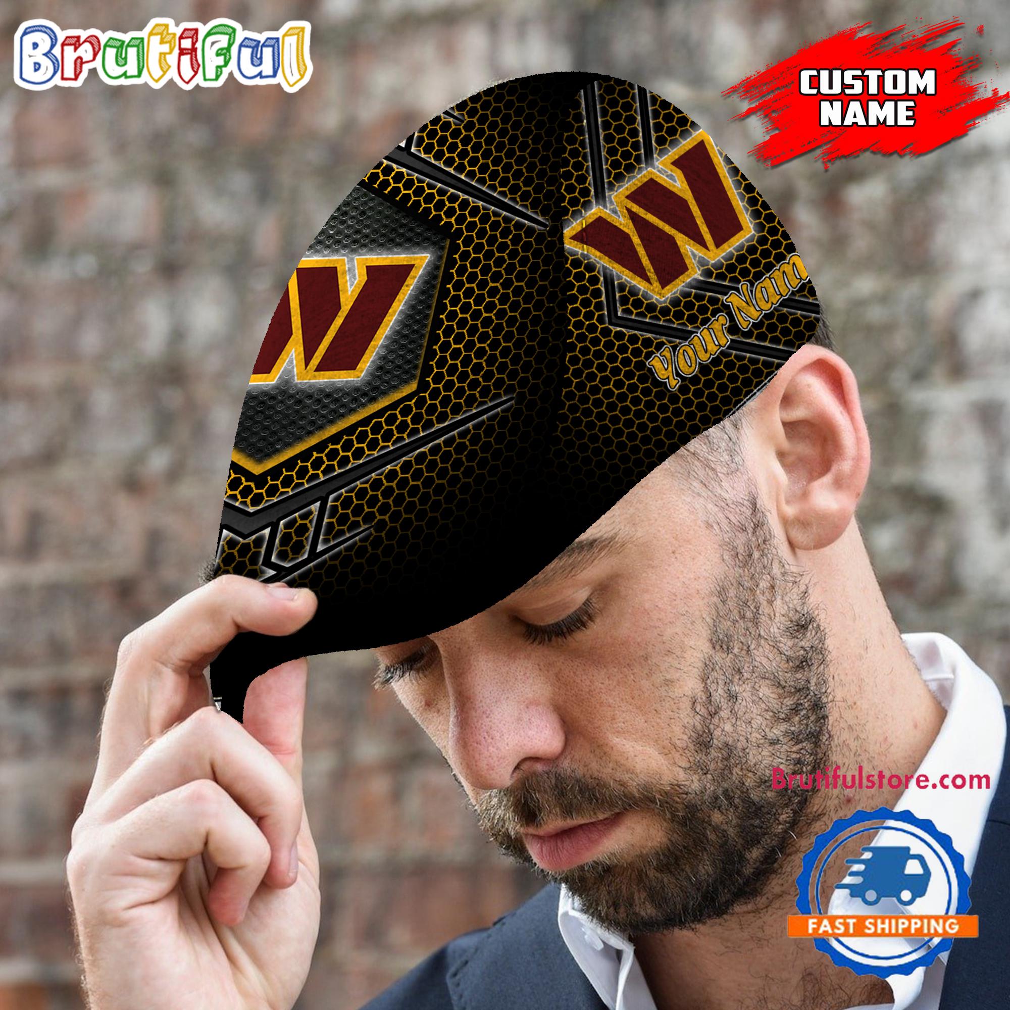NFL Washington Commanders Classic Jeff Cap, Football Team Versatile Jeff Cap