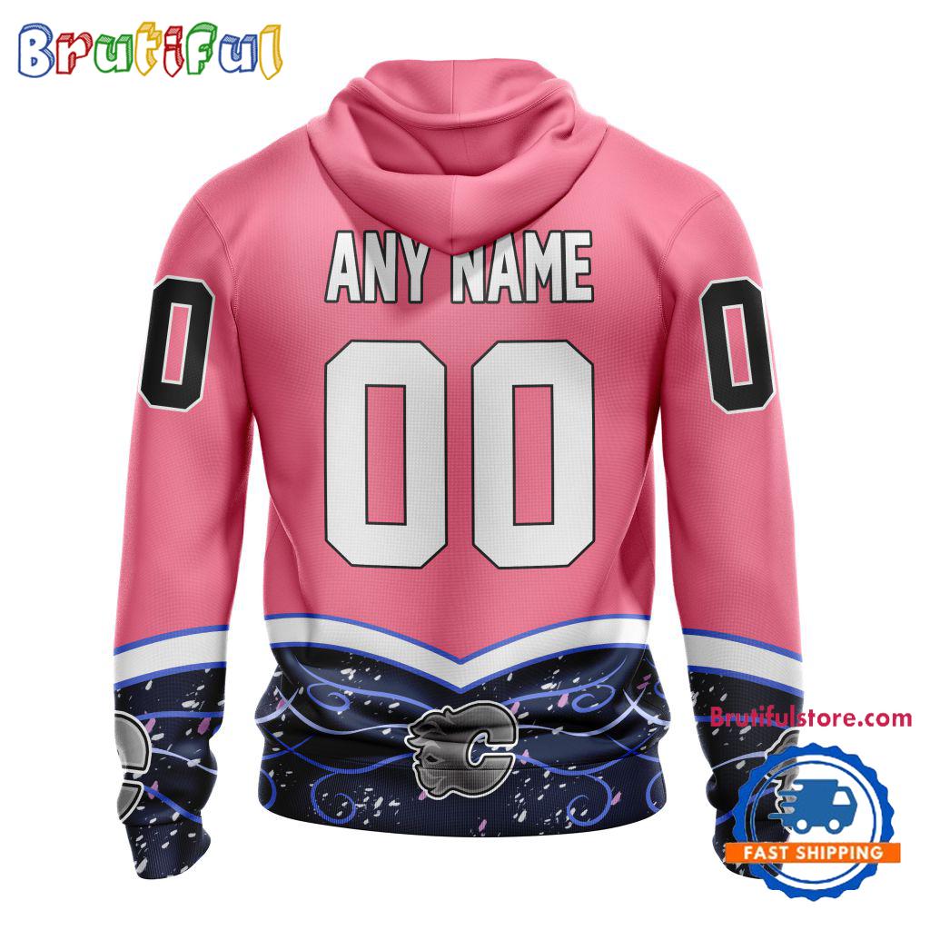 NHL Calgary Flames Specialized Hockey Fights Cancer Hoodie