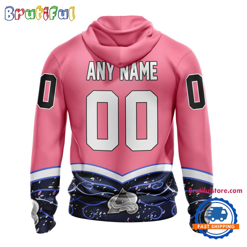 NHL Colorado Avalanche Specialized Hockey Fights Cancer Hoodie