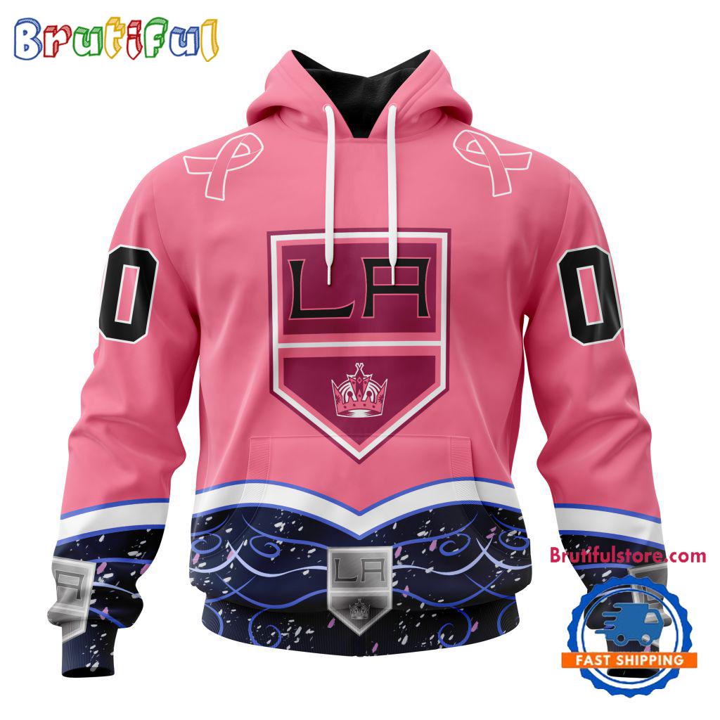 NHL Los Angeles Kings Specialized Hockey Fights Cancer Hoodie
