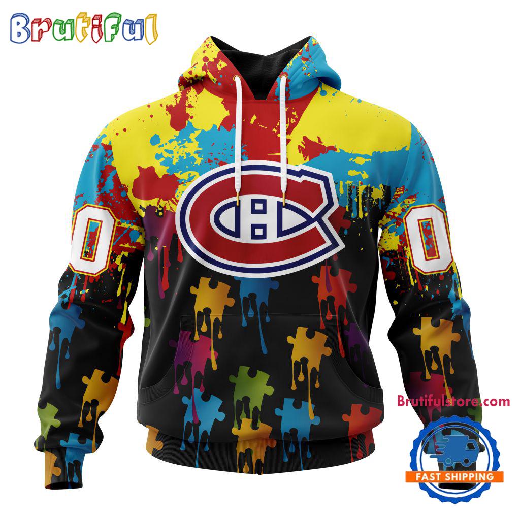 NHL Montreal Canadiens Special Autism Awareness Custom Hoodie, Sweatshirt, TShirt