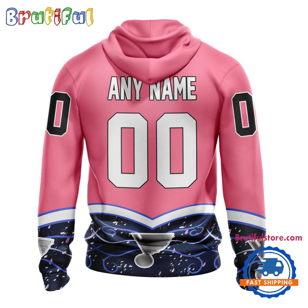 NHL St. Louis Blues Specialized Hockey Fights Cancer Hoodie
