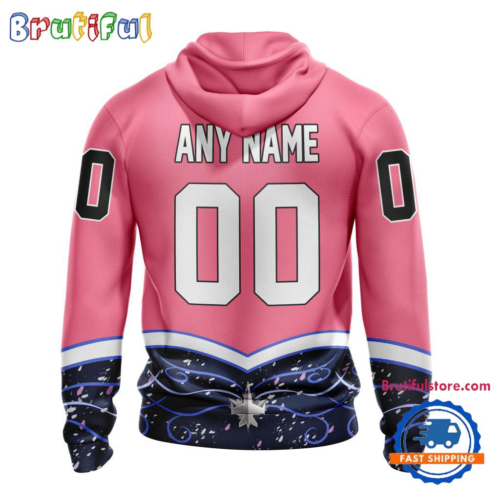 NHL Winnipeg Jets Specialized Hockey Fights Cancer Hoodie