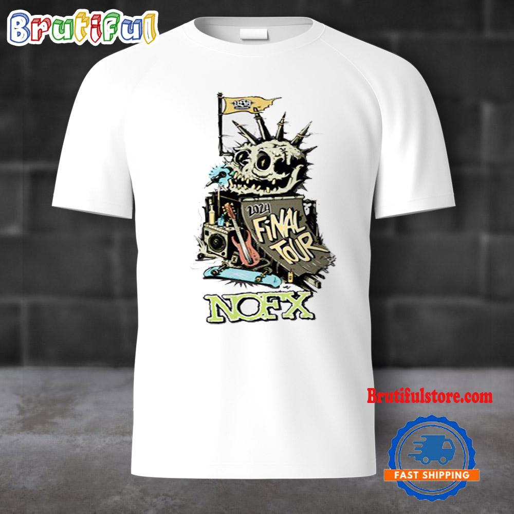 NOFX X US Skateboarding Final Tour 2024 Event T Shirt