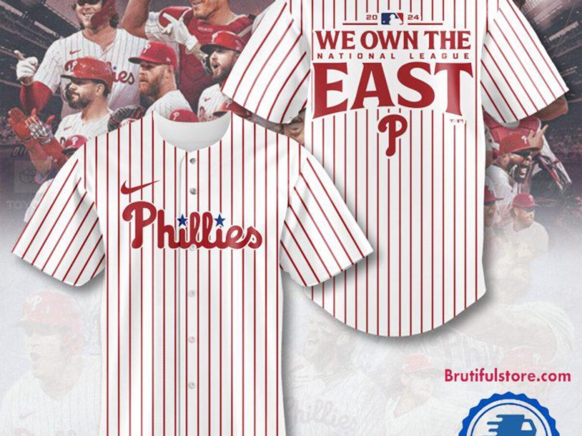 Philadelphia Phillies NL East Division Champions 2024 Jersey Shirt