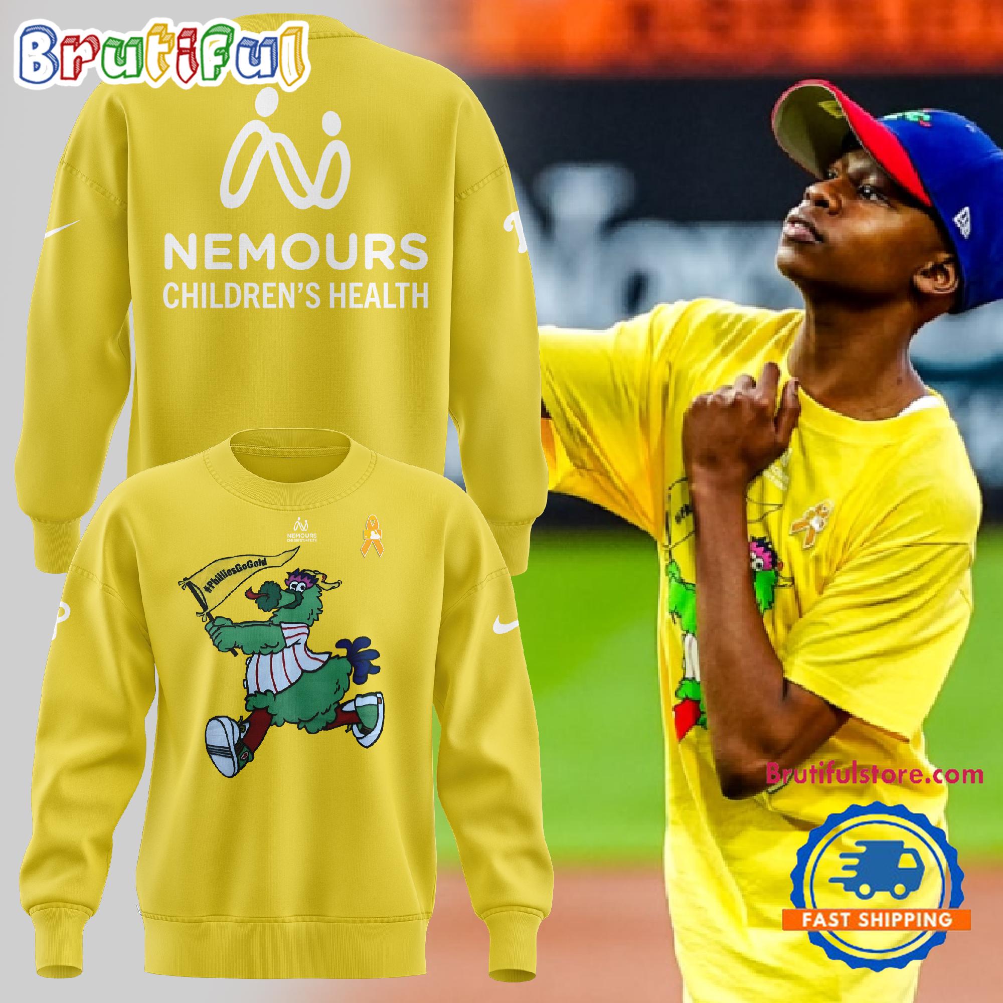 Philadelphia Phillies Special Childhood Cancer Awareness Sweatshirt