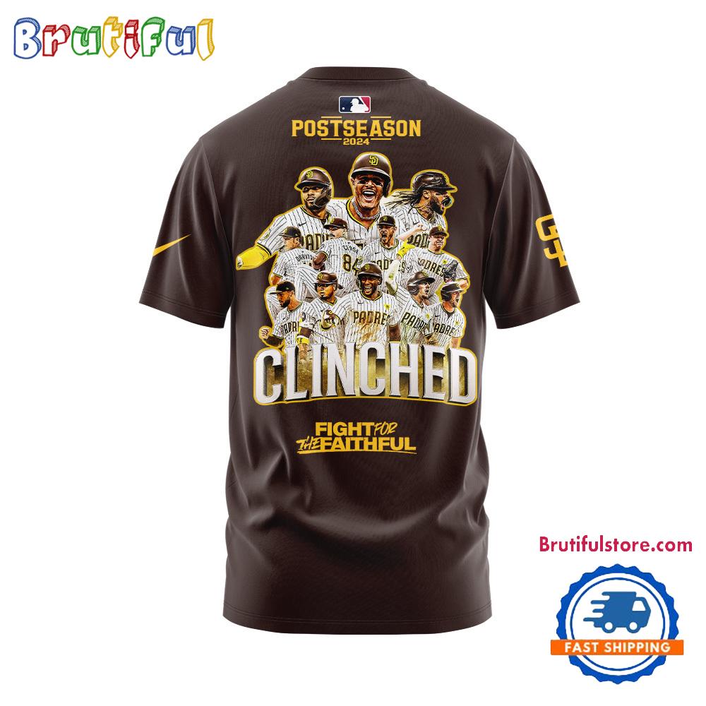 San Diego Padres Clinched 2024 October Ready Postseason T Shirt