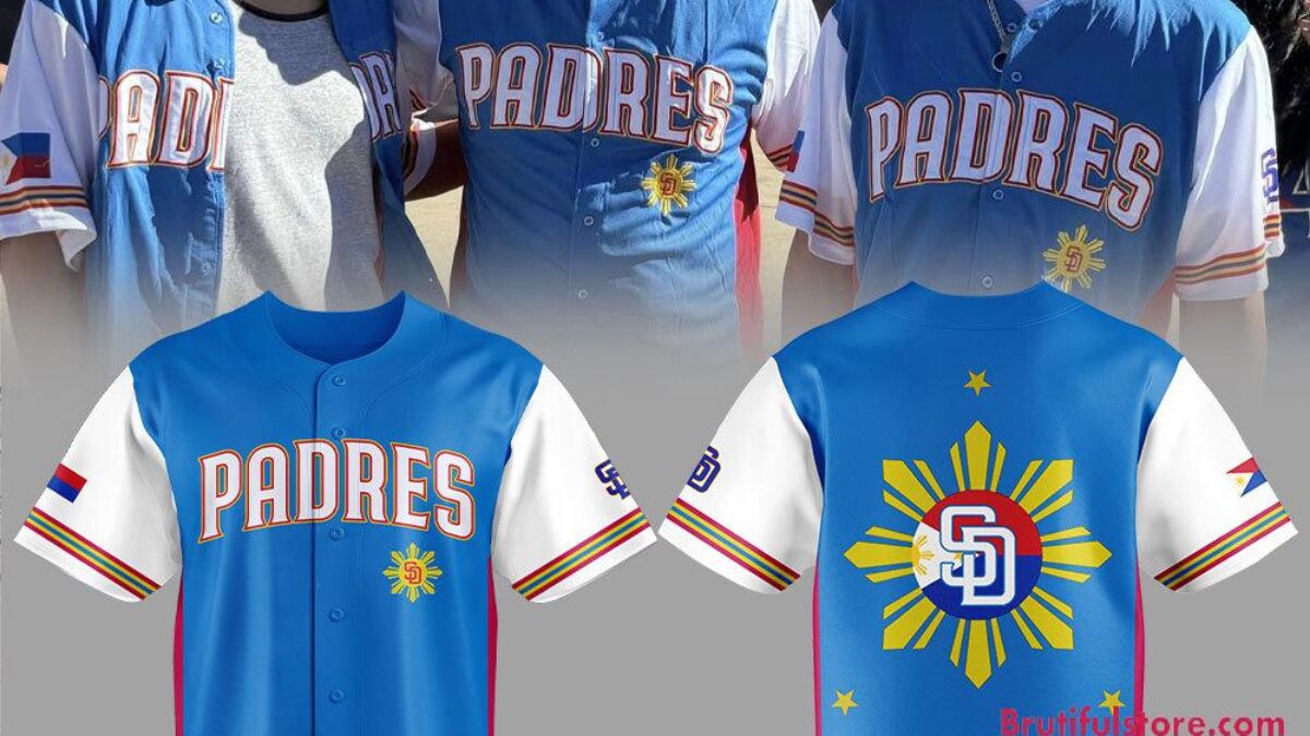 San Diego Padres Filipino heritage White Bucket Hat with Yellow & Blue Padres San Diego Baseball Club Embroidered Bucket Hat - Etsy main image 3