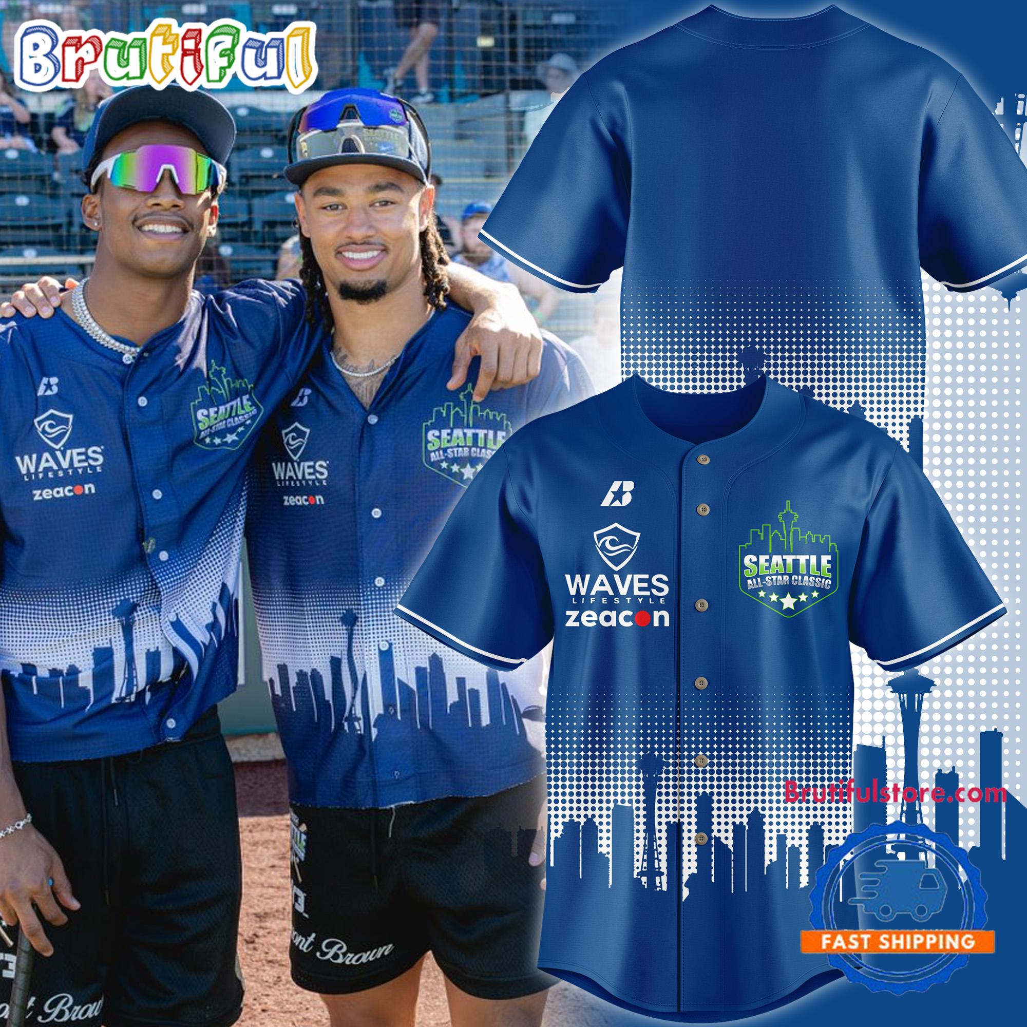 Seattle Seahawks All Star Classic Baseball Jersey