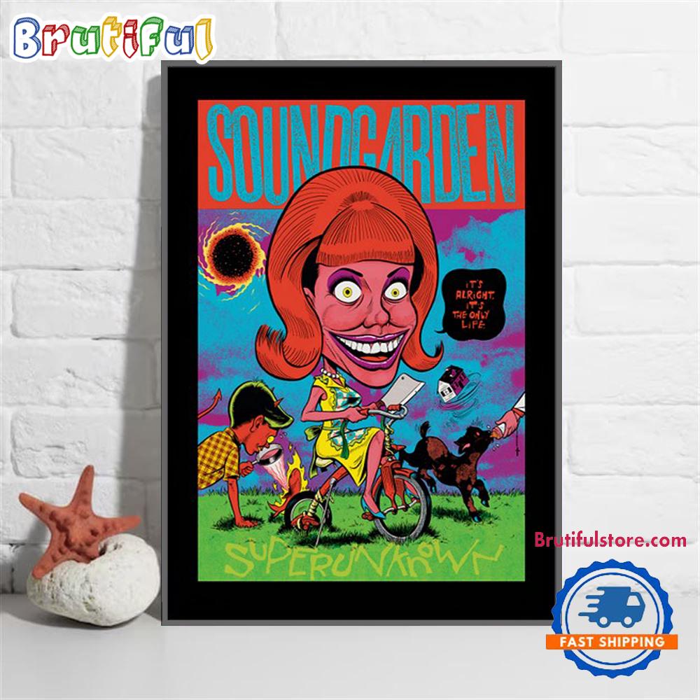 Soundgarden Superunknown 30th Anniversary Wall Art Poster Canvas