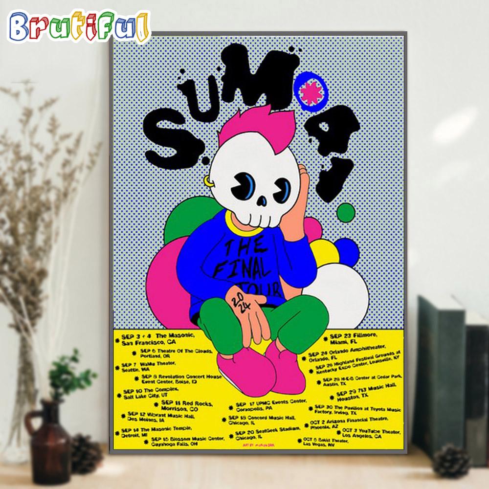 SUM 41 2024 The Final Tour Wall Art Poster Canvas