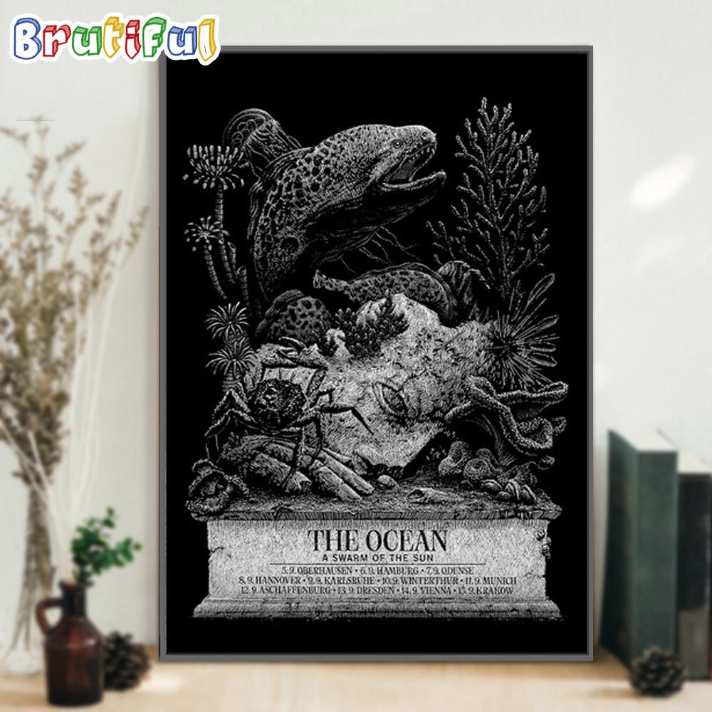 The Ocean A Swarm Of The Sun Tour 2024 Wall Art Poster Canvas