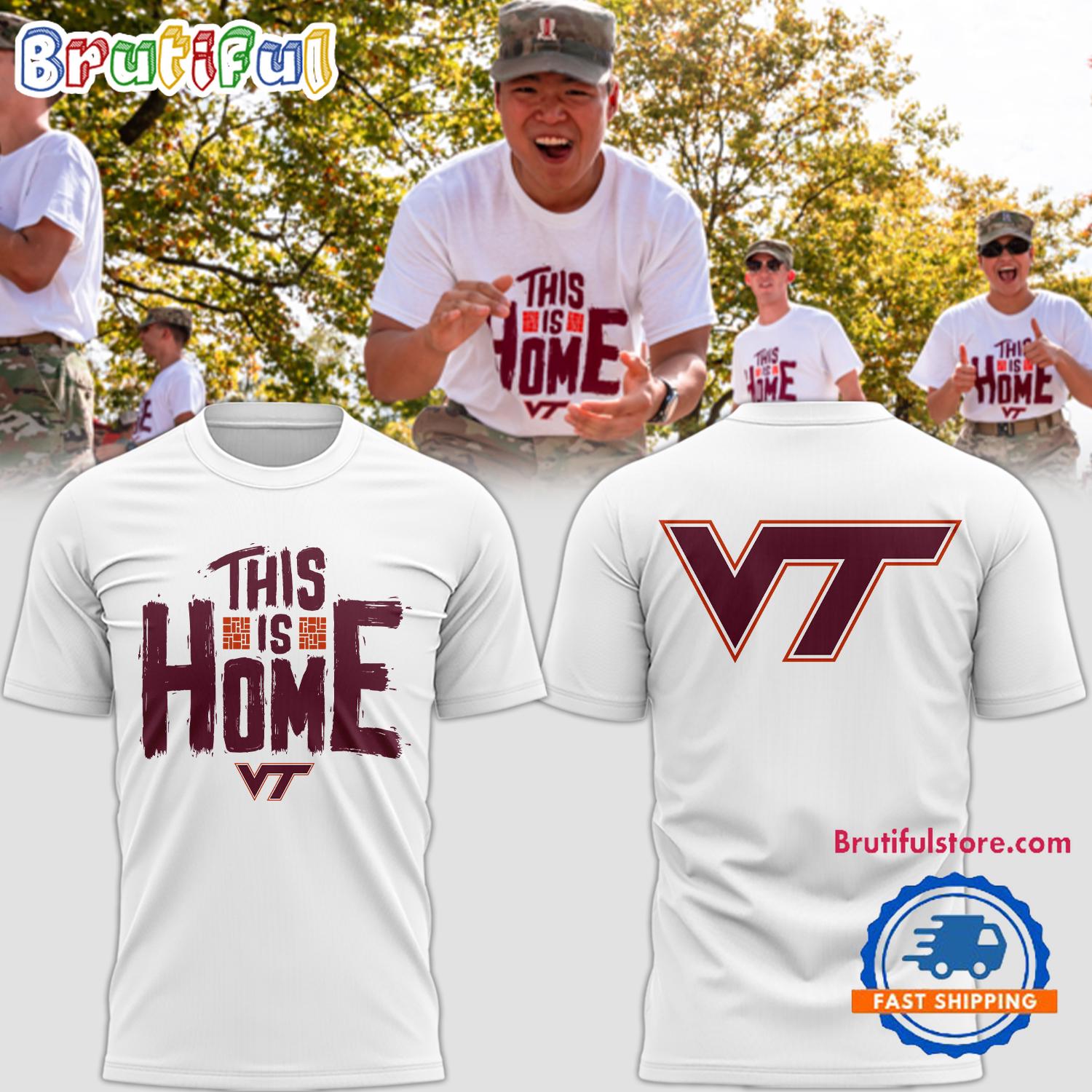 This Is Home Virginia Tech Hokies Football T Shirt