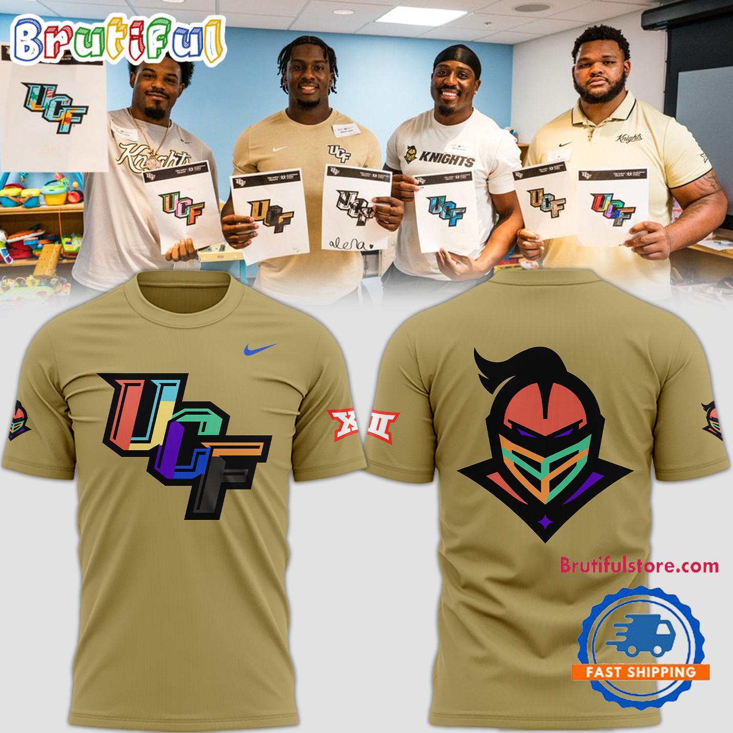 UCF Knights 3D Shirt Designed By Pediatric Patients At Arnold Palmer Hospital For Children