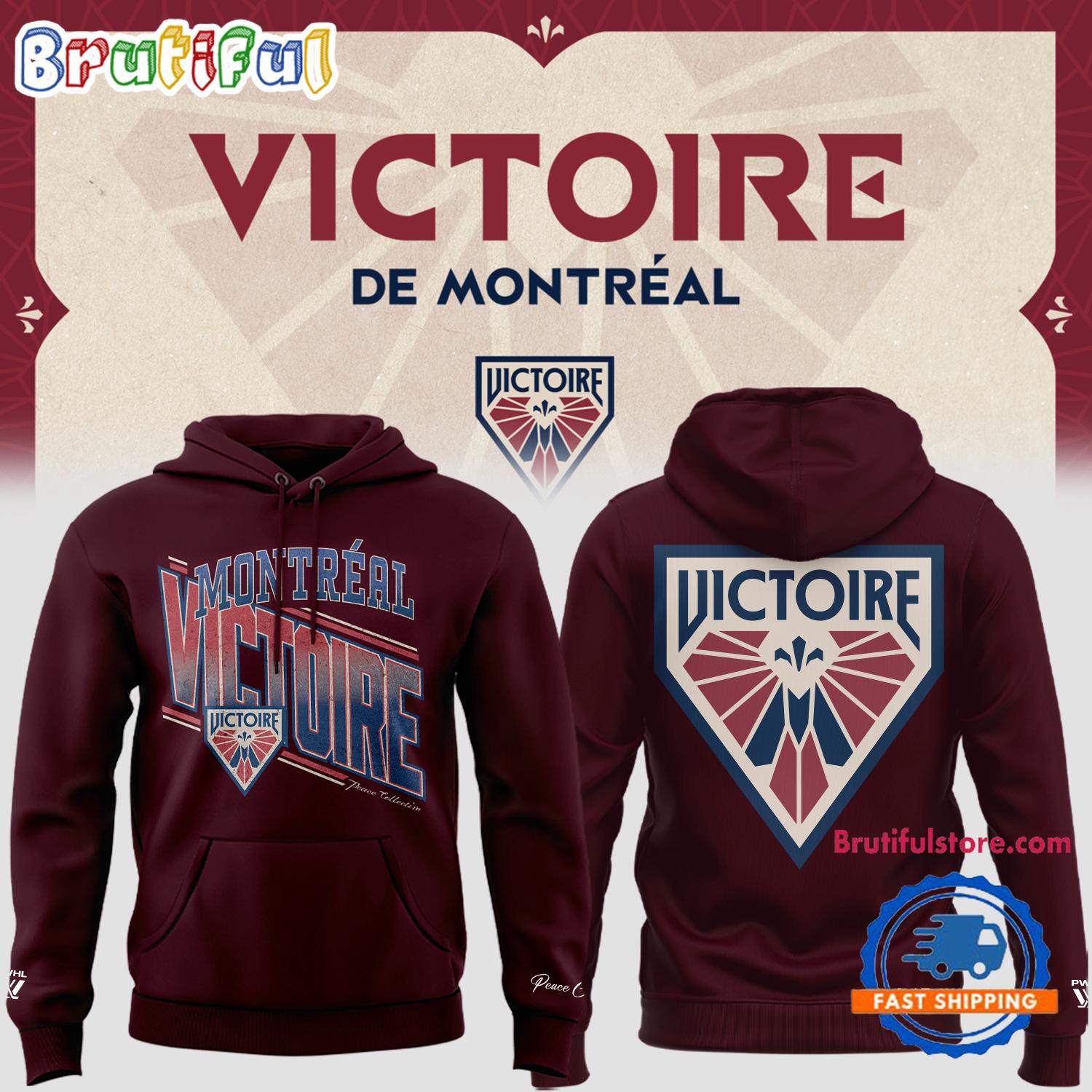 Victoire De Montreal Women's Hockey League 2024 Hoodie