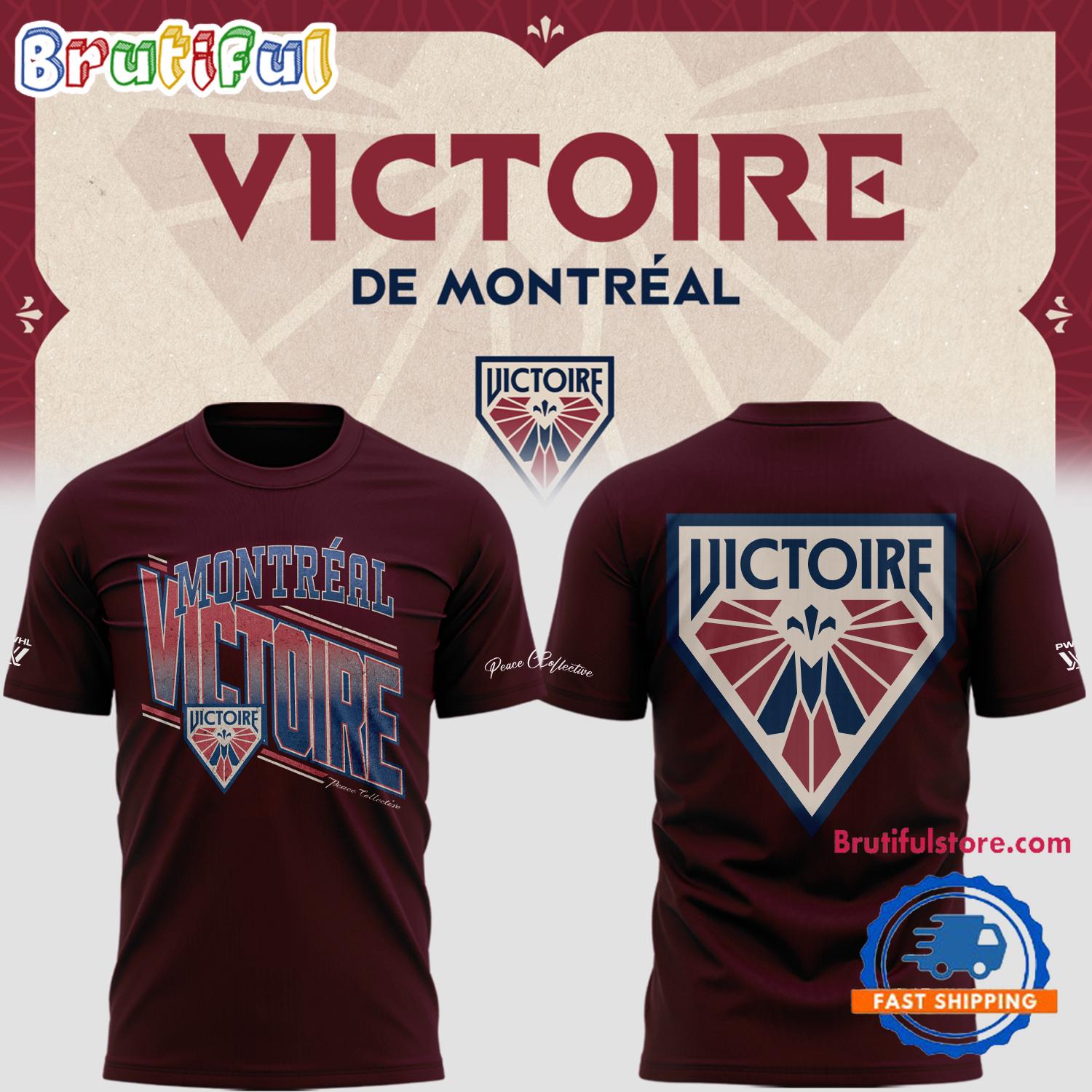 Victoire De Montreal Women's Hockey League 2024 T Shirt