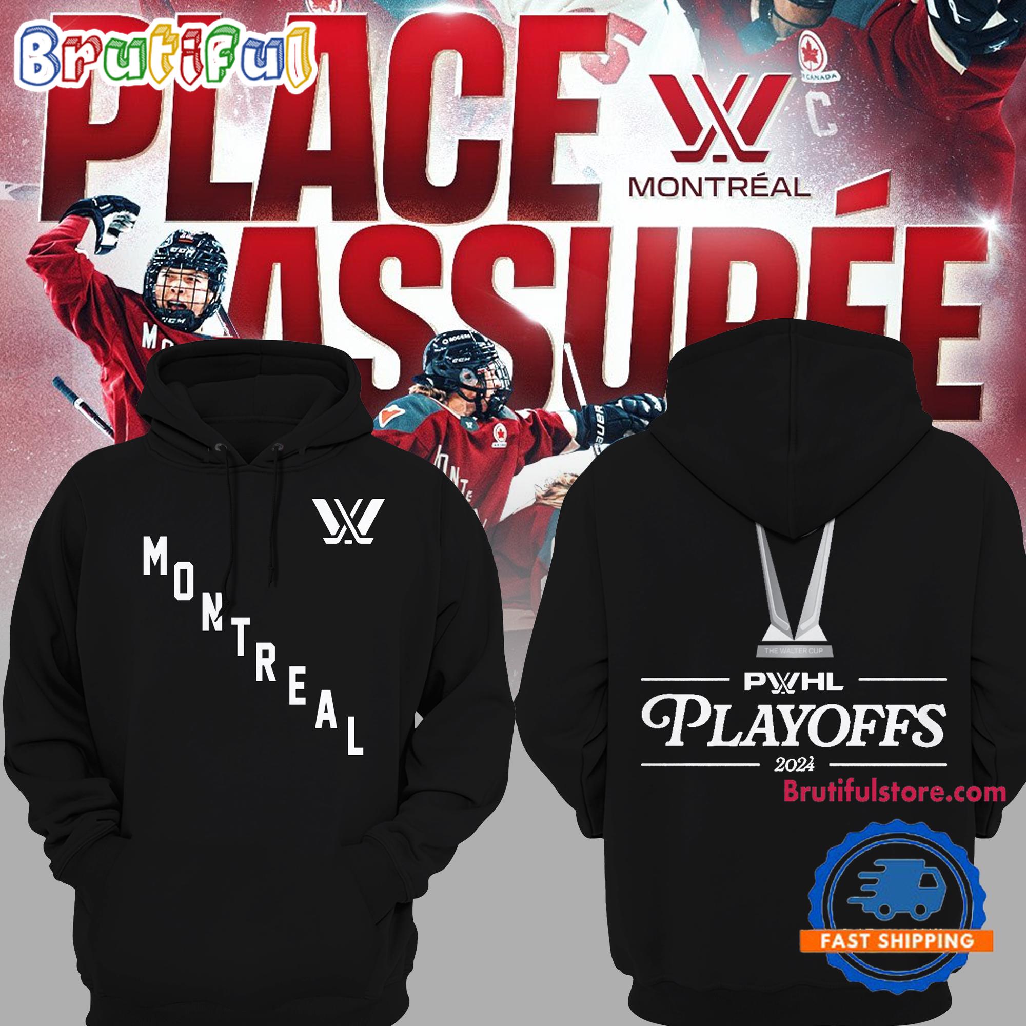 Victoire De Montreal Women's Hockey League PWHL Playoff 2024 3D Shirt