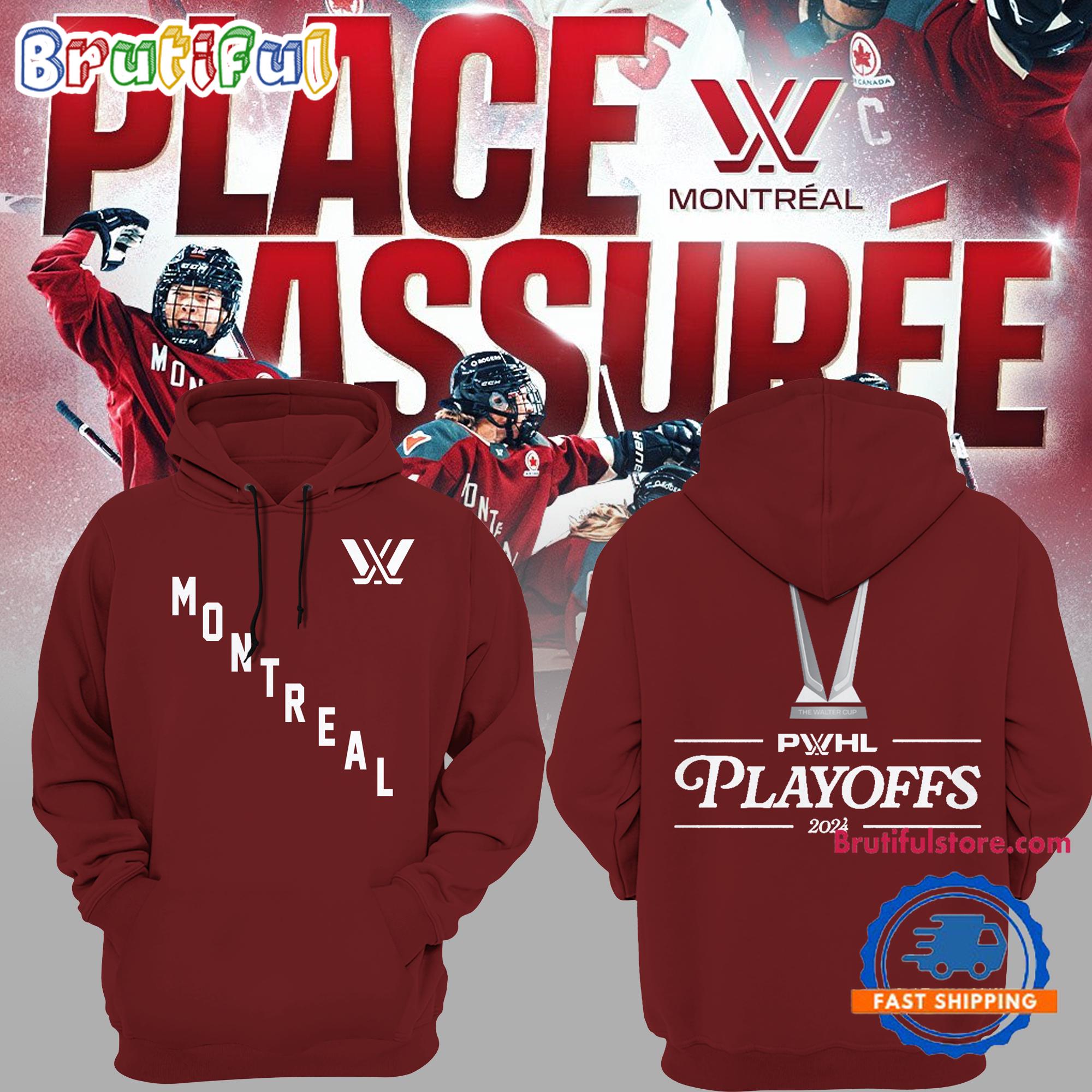 Victoire De Montreal Women's Hockey League PWHL Playoff 2024 Hoodie